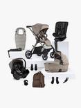 Silver Cross Reef 2 Special Edition Pushchair & Accessories with Silver Cross Dream i-Size Baby Car Seat, Motion All-Size 2 i-Size Car Seat and Dream ISOFIX Base Bundle, Frappe/Black