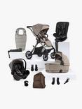 Silver Cross Reef 2 Special Edition Pushchair & Accessories with Silver Cross Dream i-Size Baby Car Seat, Motion All-Size Car Seat and Dream ISOFIX Base Bundle, Frappe/Black