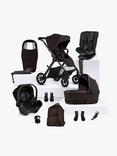 Silver Cross Reef 2 Special Edition Pushchair & Accessories with Silver Cross Dream i-Size Baby Car Seat, Motion All-Size 2 i-Size Car Seat and Dream ISOFIX Base Bundle, Ganache/Black