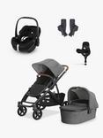 Uppababy Vista V3 Pushchair with Maxi-Cosi Pebble Pro2 Baby Car Seat and Base Bundle, Greyson