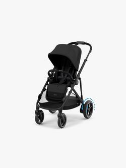 Cybex eGazelle S Pushchair, Carrycot & Accessories with the Cloud T Car Seat and Base T Bundle, Black - view 2, 