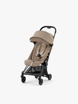 Cybex Coya Compact Pushchair, Car Seat Adaptors and Cloud T PLUS Car Seat Bundle, Beige - view 2, 