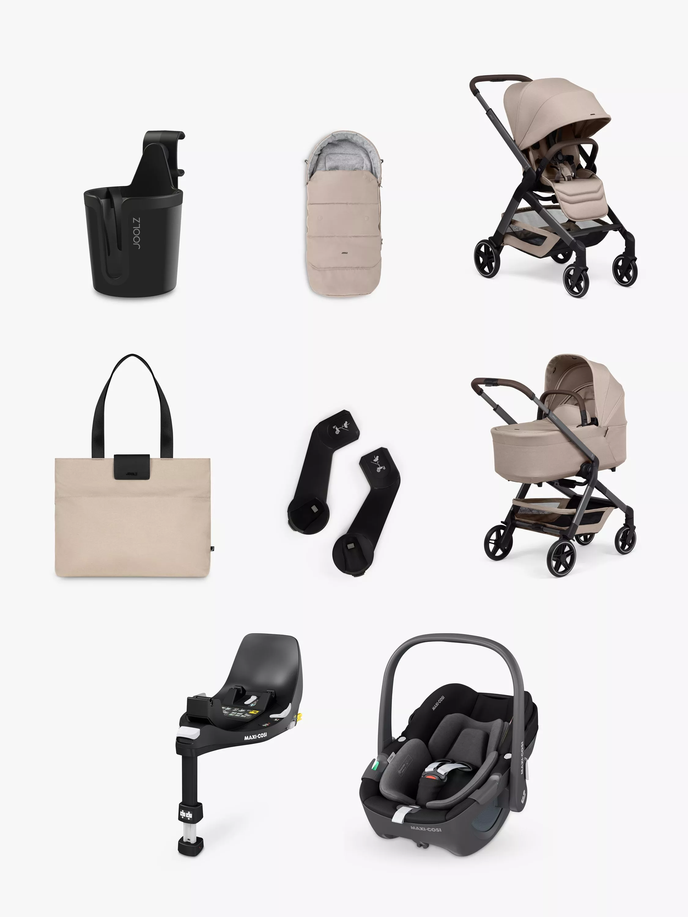 Joolz Hub 2 Pushchair, Carrycot and Access...