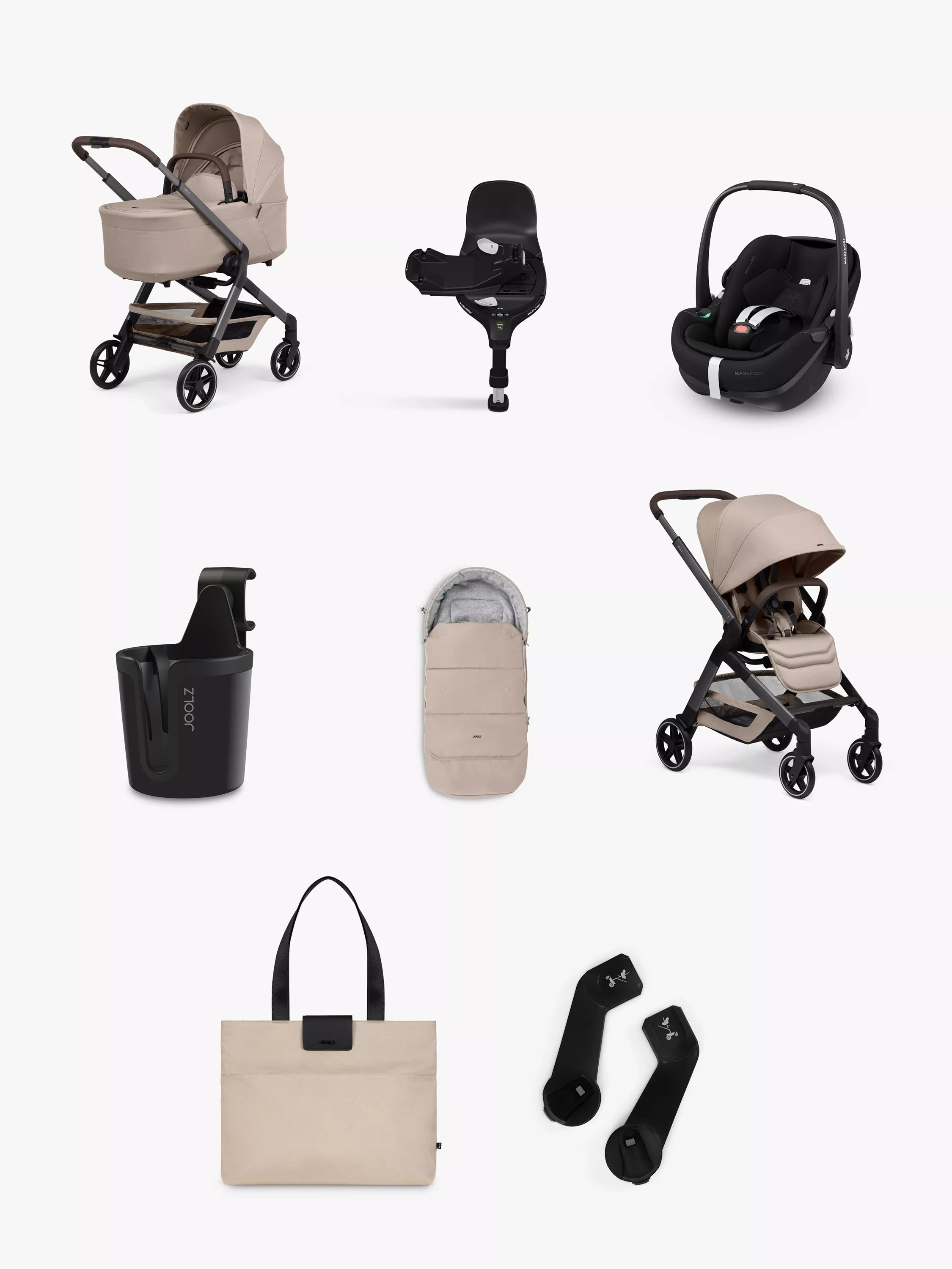 Joolz Hub 2 Pushchair, Carrycot and Access...