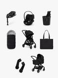 Joolz Hub 2 Pushchair, Carrycot and Accessories with Cybex Cloud G Car Seat and Base G Bundle, Black