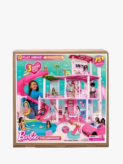 Barbie New Barbie Dreamhouse Doll House & Barbie Fashionistas Pink Heart Dress Doll Bundle - view 2, 