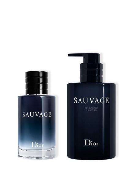 DIOR Sauvage Spray Eau de Toilette, 60ml and DIOR Sauvage Shower Gel, 250ml Bundle, 
