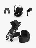 Uppababy Vista V3 Pushchair with Cybex Cloud G Baby Car Seat and Base Bundle, Jake
