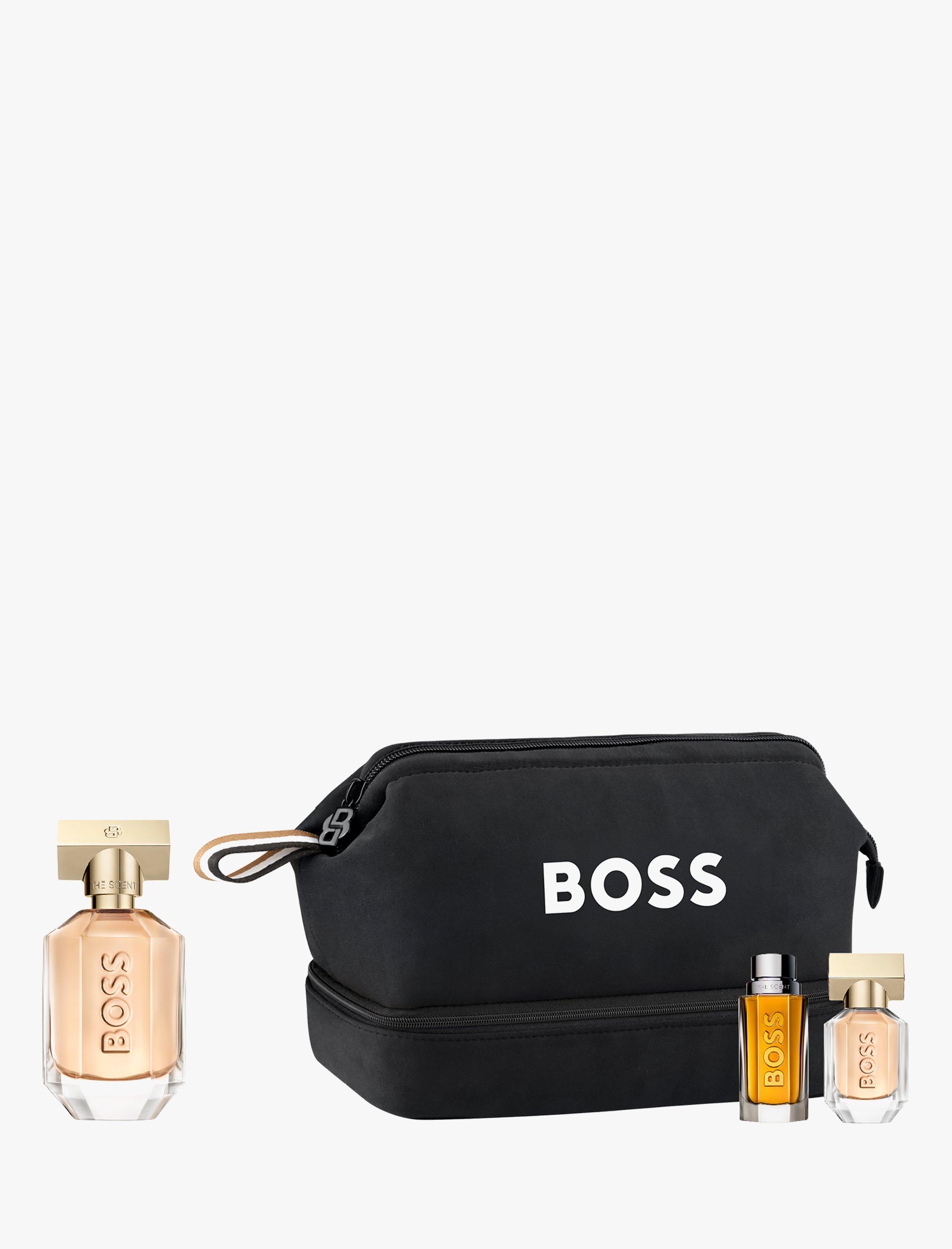 Product image 1 of 1, which shows HUGO BOSS BOSS The Scent Eau de Parfum for Her Refillable, 50ml Bundle with Gift