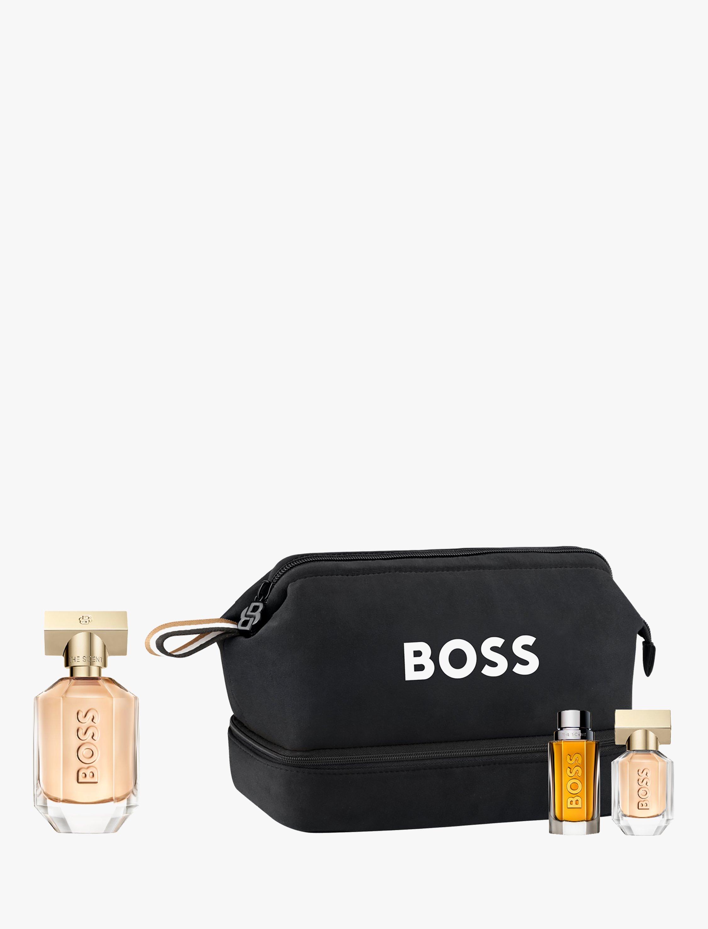 Product image 1 of 1, which shows HUGO BOSS BOSS The Scent Eau de Parfum for Her Refillable, 100ml Bundle with Gift