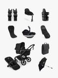 Bugaboo Fox 5 Renew Pushchair and Accessories with BeSafe Go Beyond Car Seat and Base Bundle, Renew Black/Black