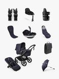 Bugaboo Fox 5 Renew Pushchair and Accessories with BeSafe Go Beyond Car Seat and Base Bundle, Deep Indigo/Black