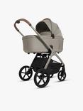 Silver Cross Cove Pushchair and Accessories with Glide Plus 360 i-Size Baby Car Seat and Base Plus 360 ISOFIX Car Seat Base Bundle, Champagne/Black