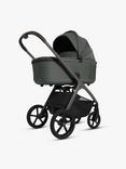 Silver Cross Cove Pushchair and Accessories with Glide Plus 360, Approach Plus 360 i-Size Baby Car Seats and Base Plus 360 ISOFIX Car Seat Base Bundle, Pewter/Black