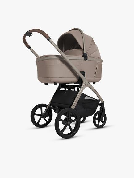 Silver Cross Cove Pushchair and Accessories with Glide Plus 360, Approach Plus 360 i-Size Baby Car Seats and Base Plus 360 ISOFIX Car Seat Base Bundle, Champagne/Black - view 2, 