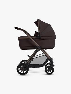 Silver Cross Reef 2 Pushchair, Carrycot and Accessories with Glide Plus 360 and Approach Plus 360 Baby Car Seats and Base Plus 360 Car Seat Base Bundle, Ganache/Black - view 2, 