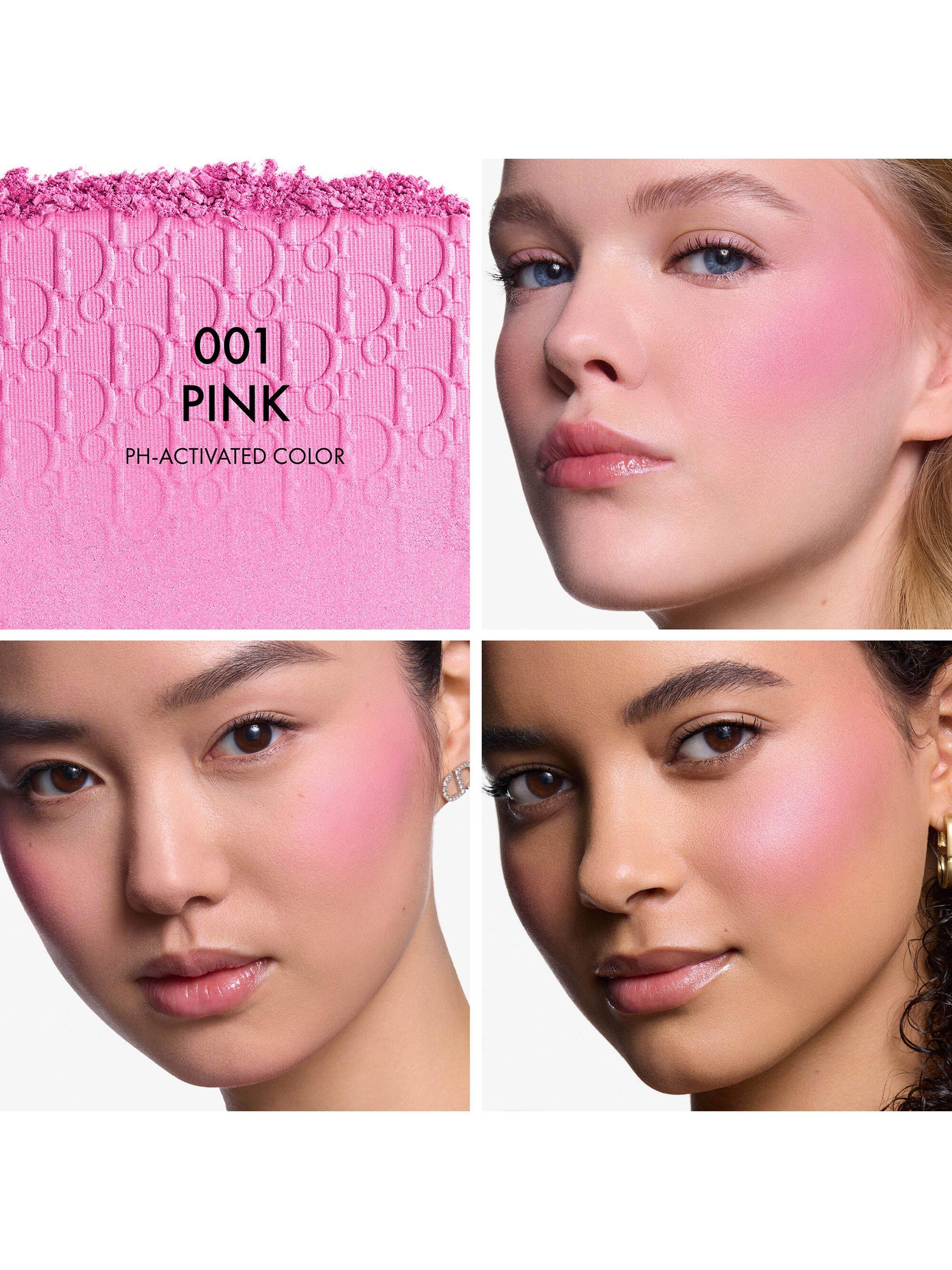 Product image 3 of 5, which shows DIOR Addict Lip Glow Butter 101 Glazed Pink & DIOR Backstage Rosy Glow Blush 001 Pink Bundle