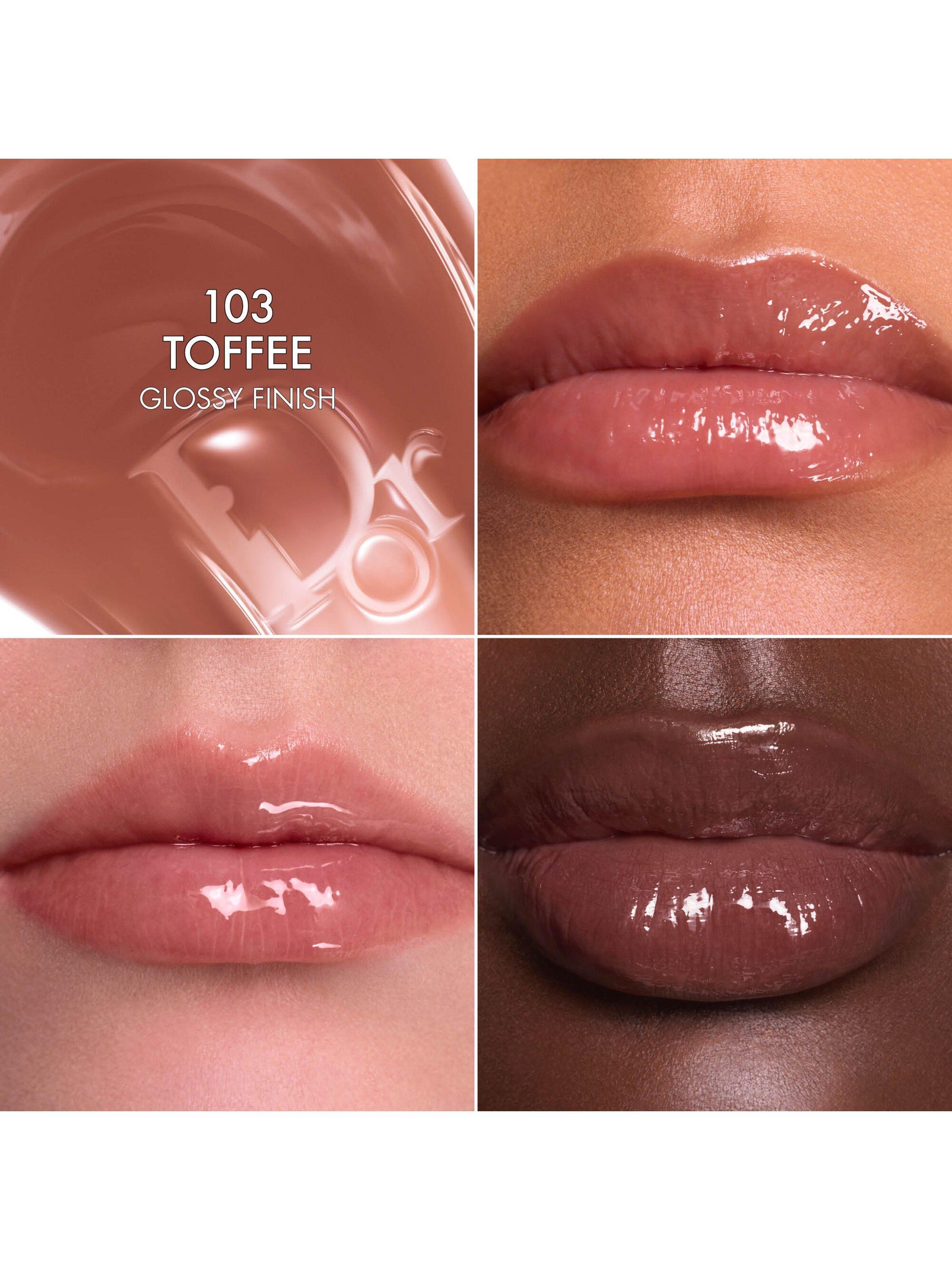 Product image 2 of 5, which shows DIOR Addict Lip Glow Butter 103 Toffee & DIOR Backstage Rosy Glow Blush 012 Rosewood Bundle