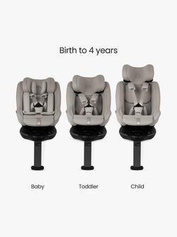 Silver Cross Approach Plus 360 i-Size Baby Car Seat and Base Plus 360 ISOFIX Car Seat Base Bundle, Natural Taupe - view 2, 