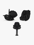 Silver Cross Glide Plus 360 and Approach Plus 360 i-Size Baby Car Seats with Base Plus 360 ISOFIX Car Seat Base Bundle, Black