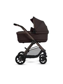 Silver Cross Reef 2 Pushchair, Carrycot and Accessories with Glide Plus 360 Baby Car Seat and Base Plus 360 Car Seat Base Bundle, Ganache/Natural Taupe - view 2, 