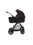 Silver Cross Reef 2 Pushchair, Carrycot and Accessories with Glide Plus 360 and Approach Plus 360 Baby Car Seats and Base Plus 360 Car Seat Base Bundle, Espresso/Natural Taupe