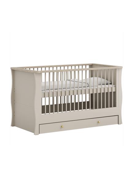 Little Acorns Celeste Cotbed & Dresser Bundle, Cashmere/Grey Ash - view 2, 
