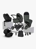 Silver Cross Reef 2 Pushchair & Accessories with Approach Plus & Glide Plus 360 i-Size Car Seat & Base, Pewter