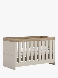 Little Acorns Burlington Cotbed & Changing Table Dresser, Cashmere/Truffle, 