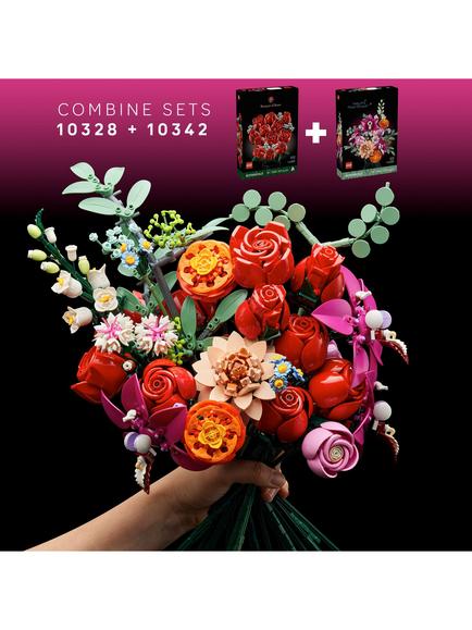 LEGO The Grand Millennial Bouquet of Roses & Pretty Pink Flower Bouquet for Elegant Home Decor - view 2, 
