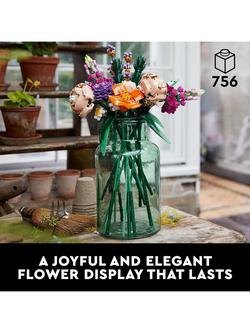 LEGO Bohemian Bundle Botanical Collection 10313 Wildflower Bouquet & 10280 Flower Bouquet for Artistic Home Decor - view 2, 