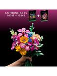 LEGO Maximalist Bundle Botanical Collection 10313 Wildflower Bouquet & Botanicals 10342 Pretty Pink Flower Bouquet for Bold Home Decor