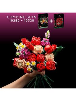 LEGO New Classic Bundle Botanical Collection 10328 Bouquet of Roses & 10280 Flower Bouquet for Timeless Decor - view 2, 