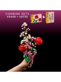LEGO Rustic Charm Bundle 40725 Cherry Blossoms & Botanicals 40460 Flower Bouquet for Cosy Decor - view 2, 