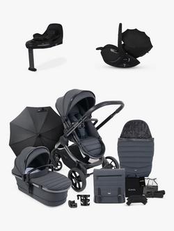 iCandy Peach 7 Pushchair & Accessories with BeSafe Go Beyond Baby Car Seat and Base Bundle, Black, 