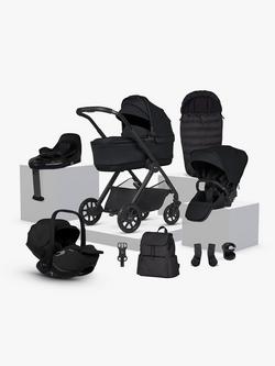 Silver Cross Reef 2 Pushchair & Accessories with Glide Plus 360 i-Size Car Seat & Base, Space, 