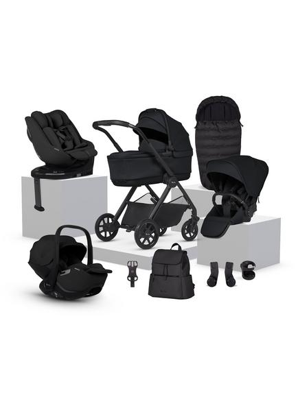 Silver Cross Reef 2 Pushchair & Accessories with Approach Plus & Glide Plus 360 i-Size Car Seat & Base Ultimate Family Bundle, Space, 