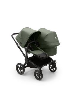 Bugaboo Donkey 5 Duo Pushchair, Carrycot & Accessories Essential Bundle, Forest Green - view 2, 