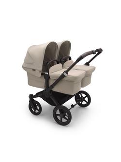 Bugaboo Donkey 5 Twin Pushchair, Carrycot & Accessories Essential Bundle, Desert Taupe - view 2, 