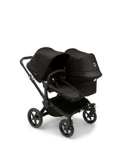Bugaboo Donkey 5 Duo Pushchair & Carrycot with Bugaboo Otter by Nuna Baby Car Seat & 360 Base Ultimate Bundle, Midnight Black - view 2, 
