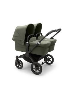 Bugaboo Donkey 5 Twin Pushchair & Carrycot with Bugaboo Otter by Nuna Baby Car Seat & 360 Base Ultimate Bundle, Forest Green - view 2, 
