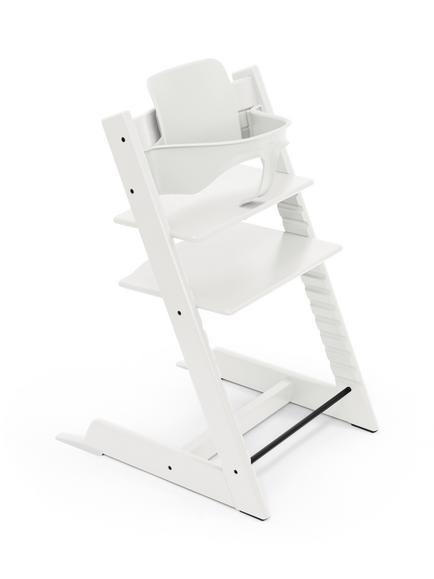 Stokke Tripp Trapp Highchair & Baby Set² Bundle, White, 