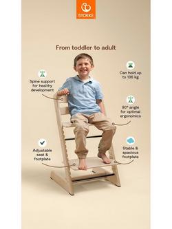 Stokke Tripp Trapp Highchair, Baby Set² & Tray Bundle, Natural - view 2, 