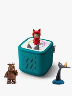 tonies Toniebox 2 Starter Set with 2 Julia Donaldson Tonie Audio Characters, Teal, 