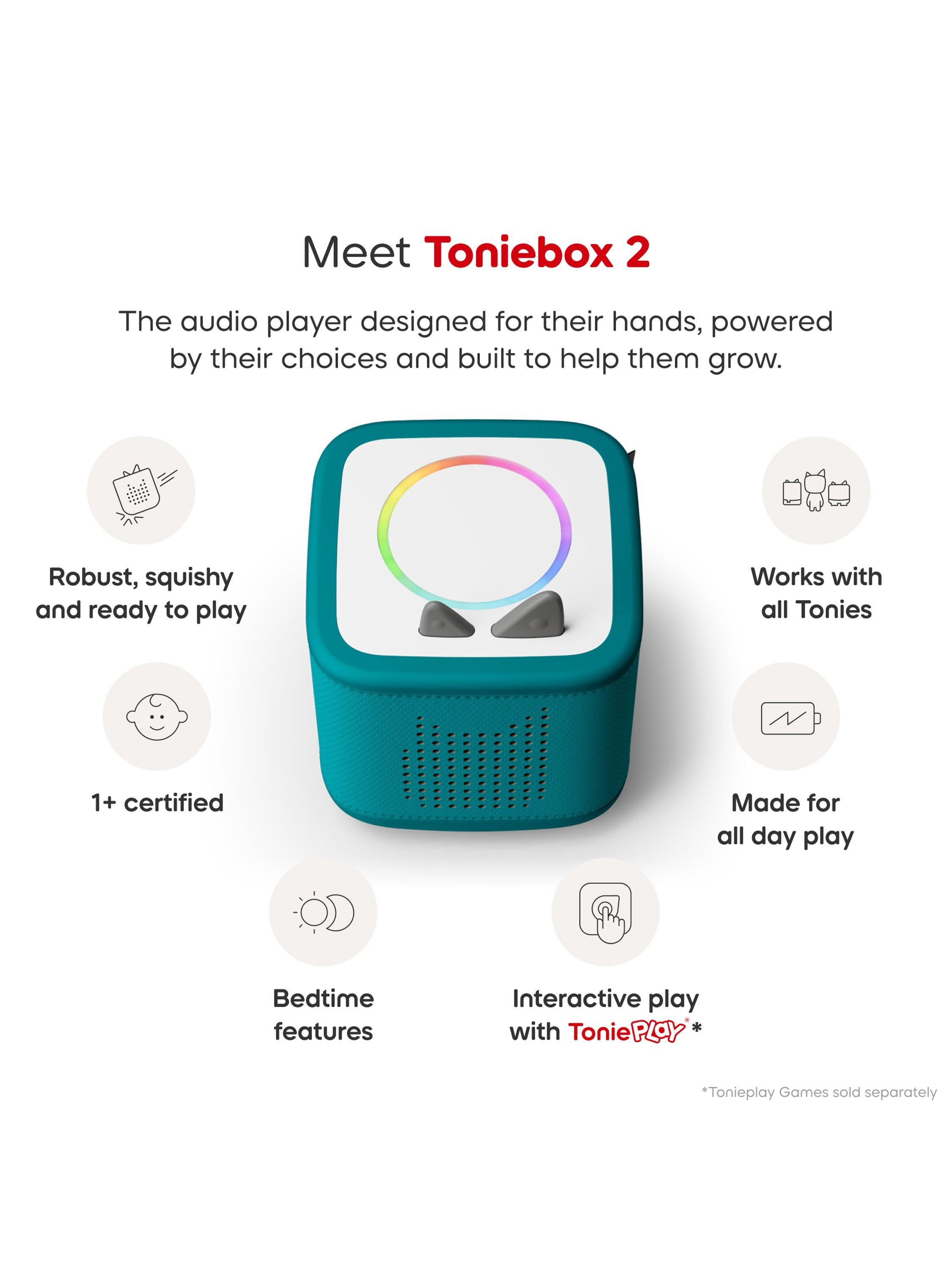 tonies Toniebox 2 Starter Set with 2 Disney Tonie Audio Characters