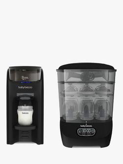 Baby Brezza Formula Pro Advanced & Baby Bottle Steriliser & Dryer Advanced, Black, 