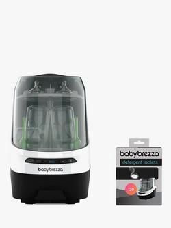 Baby Brezza Bottle Washer Pro & Detergent Tablets, Pack of 120, White, 