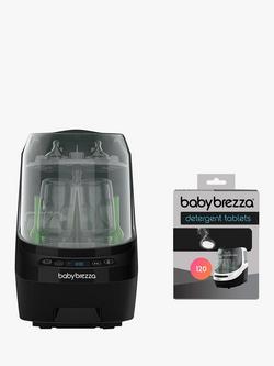 Baby Brezza Bottle Washer Pro & Detergent Tablets, Pack of 120, Black, 
