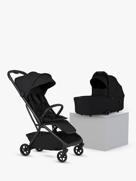 Silver Cross Nia Compact Travel Stroller & Carrycot, Onyx, 