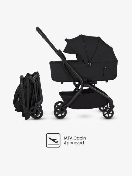 Silver Cross Nia Compact Travel Stroller & Carrycot, Onyx - view 2, 
